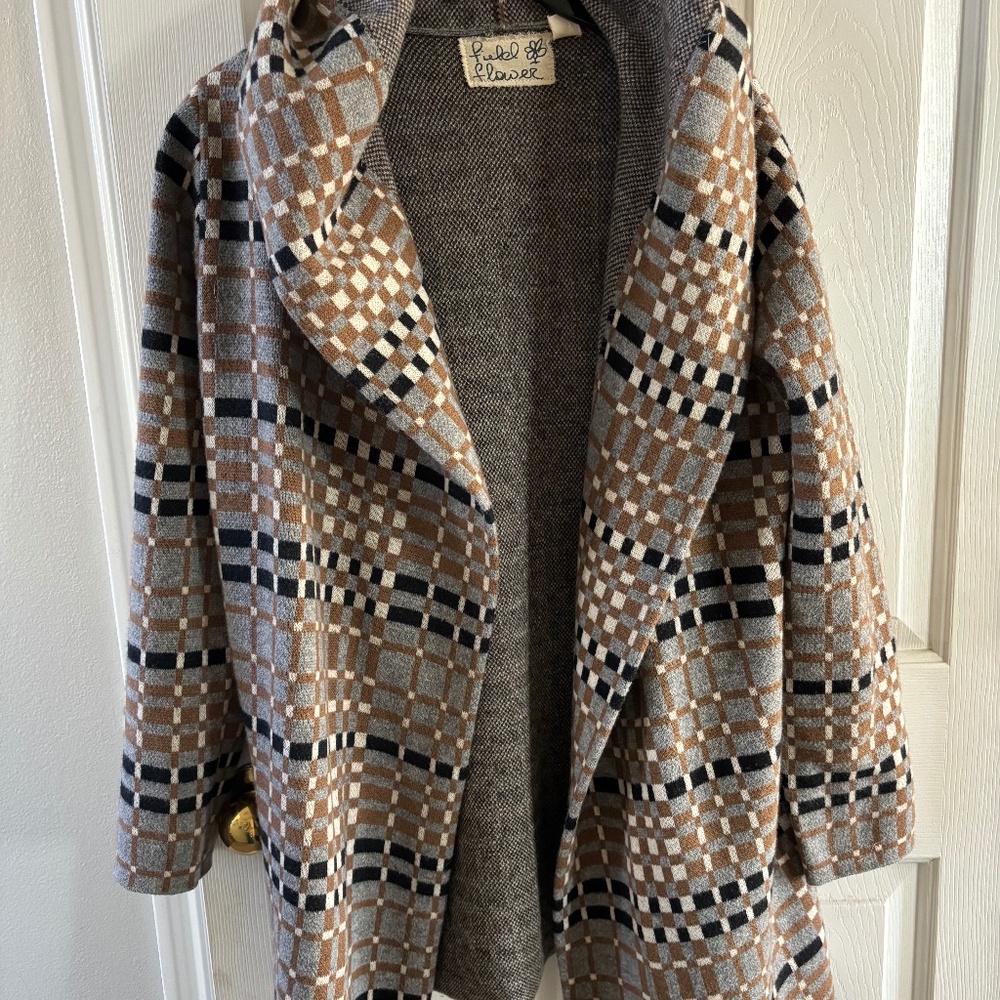 Anthropologie Field of Flower Printed Hooded Jacket S